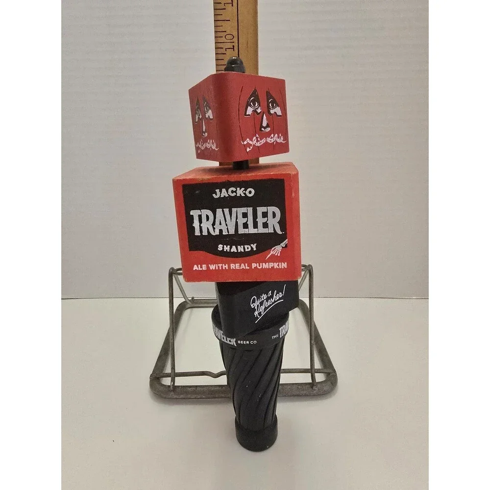 Traveler Jack-O Seasonal Shandy Pumpkin Beer Tap Handle